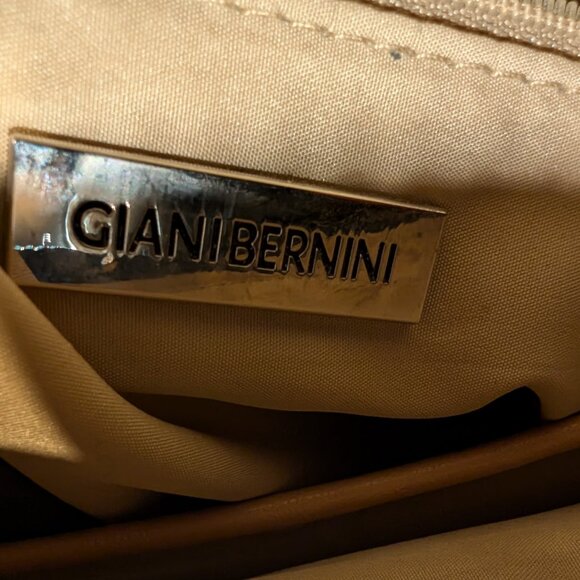 Giani Bernini Blue Faux Leather Handbag - Picture 4 of 4